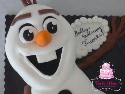 Baby Olaf forma torta