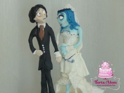 Halott menyasszony esküvői torta