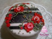 Virágos torta 2