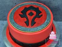 Warcraft logós torta