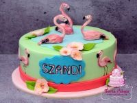 Flamingós torta 3.