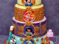4 emeletes hercegnős torta
