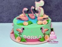 Flamingós torta 4.