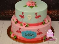 Flamingós torta