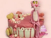 Rózsaszínpárduc torta