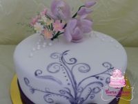Virágos torta 4