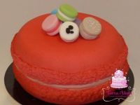 Macaron alakú torta