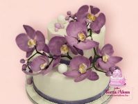 Orchideás torta 5.
